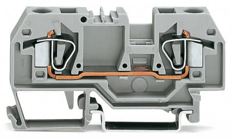 [WAG100373] BORNA DE PASO 2 CONDUCTORES, C.MAX. 41A, SECCION 6MM2, 24-10AWG (WAG100373 / 282-901)