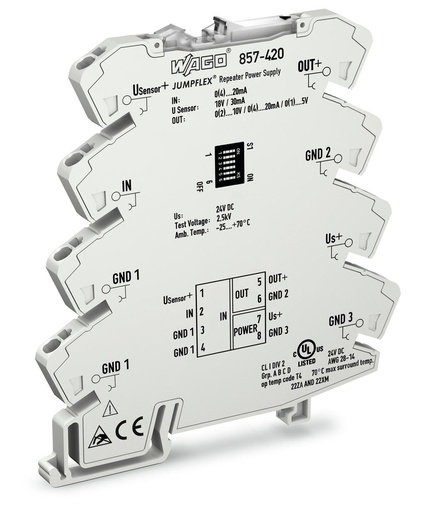 [WAG100677] AISLANTE DE ALIMENTACION; CONFIGURABLE; SALIDA DE CORRIENTE Y DE TENSION (WAG100677 / 857-420)