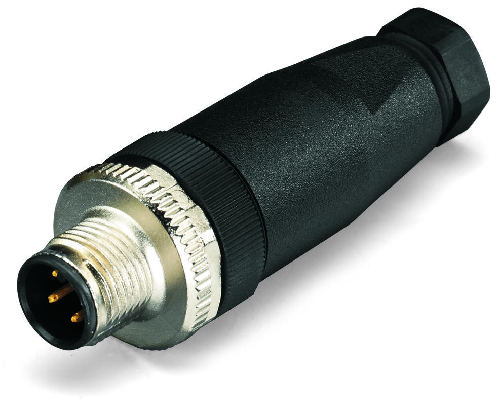 CONECTORES CABLE DE SENSORES Y ACTUADORES; 5 POLOS; CONECTOR MACHO M12 AXIAL (WAG100564 / 756-9203/050-000)